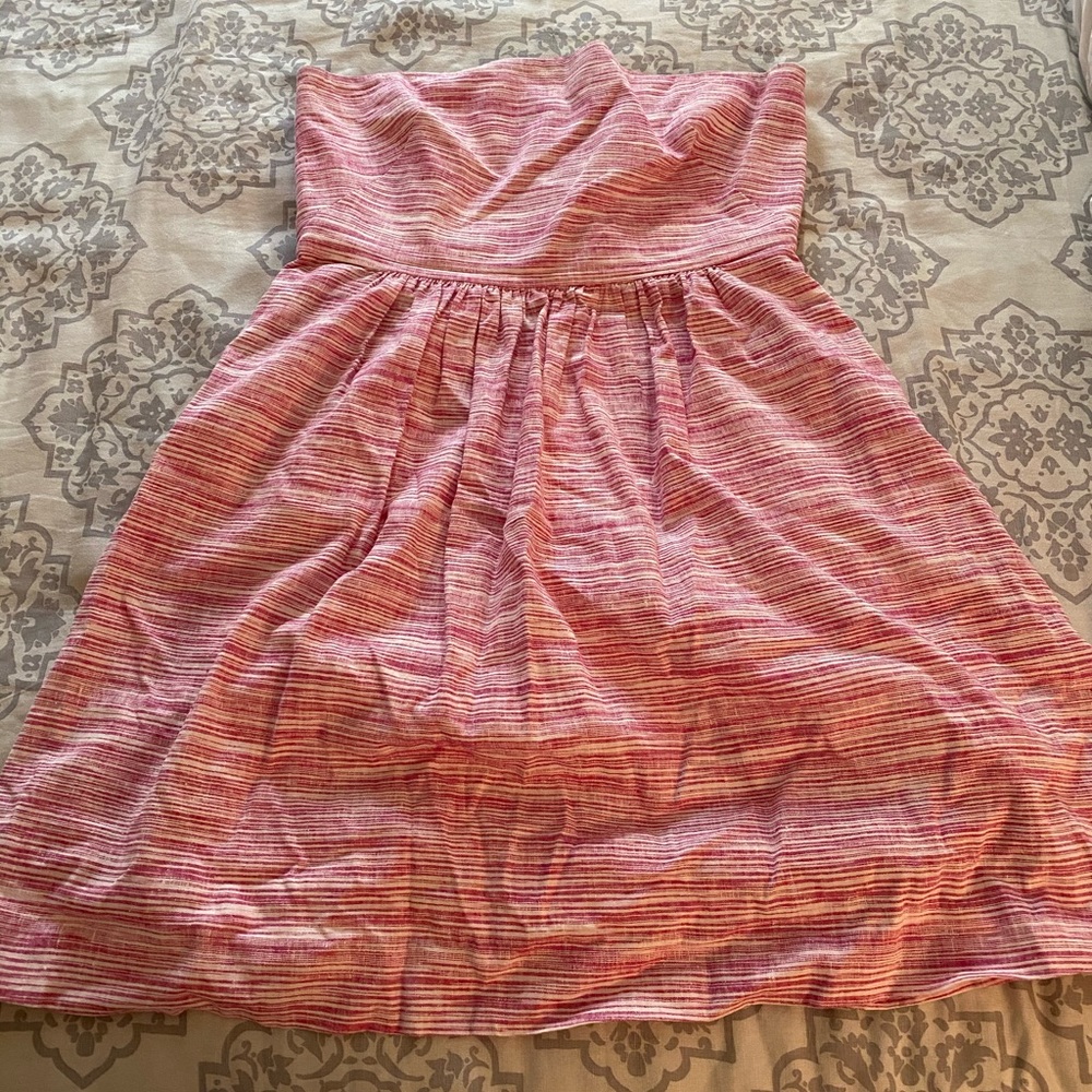 Banana Republic Pink Strapless Dress